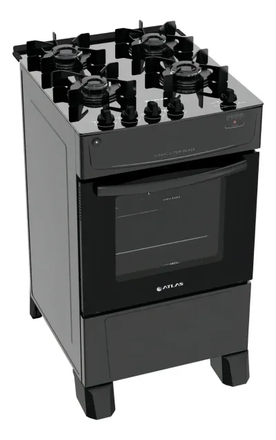 FOGAO GAS 4Q MONACO TOP GLASS PTO 25